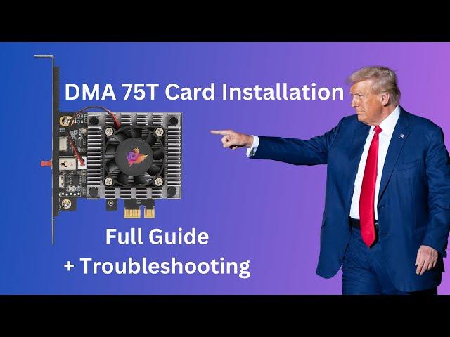 Ultimate DMA Card Setup Guide + Troubleshooting