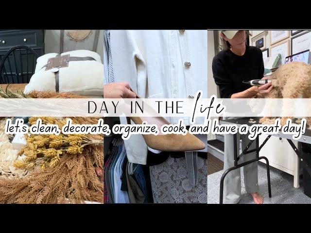DAY IN THE LIFE | CLEANING | PACK WITH ME  | FALL DECOR HAUL | HOW TO BE PRODUCTIVE | FALL PLANNING