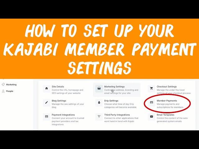 How To Set Up Your Kajabi Member Payments to Self Cancel a Subscription (Travel Lifestyle Course)