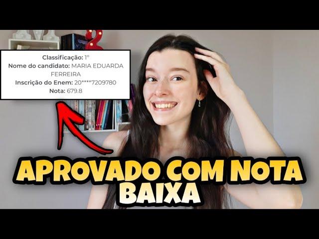 COMO PASSAR NO SISU COM NOTA BAIXA l O que fazer com nota baixa no enem?