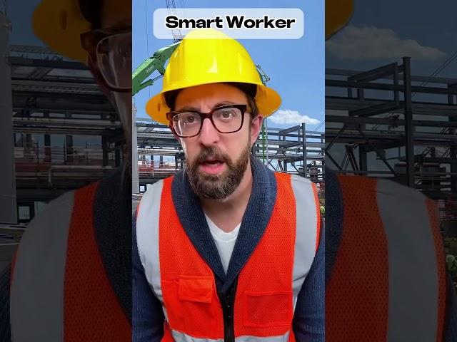 Smart Worker #adamrose #construction #engineering #workers