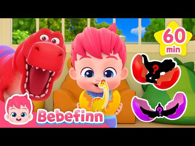 Dinosaur Doo Doo Doo | Bebefinn and Surprise Dino Eggs +more Nursery Rhymes