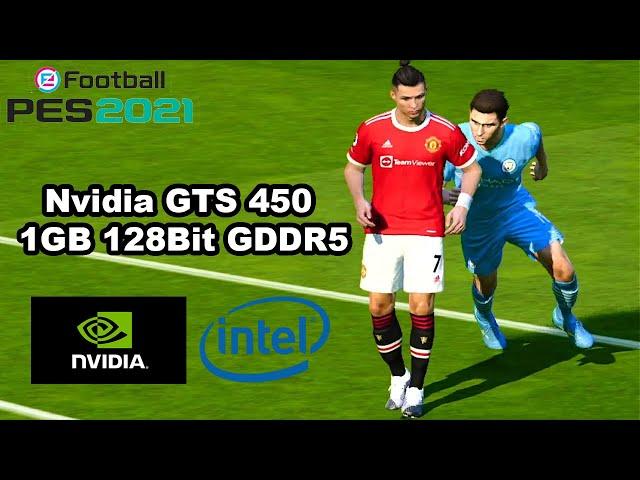 Test Efootball PES 2021 dengan VGA GTS 450