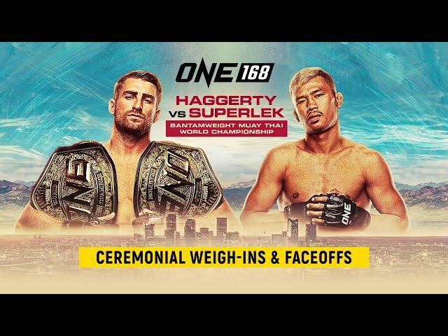 ONE 168: Denver | Ceremonial Weigh-ins & Faceoffs | Prime Video - September 5, 2024