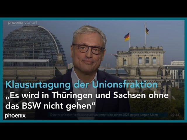 phoenix nachgefragt mit Daniel Brössler (Leitender Redakteur Süddeutsche Zeitung) am 06.09.2024