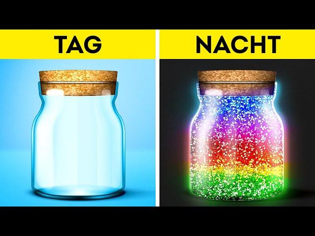 MAGISCHE DIY-IDEEN || Basteleien mit Glitzer & Regenbogen