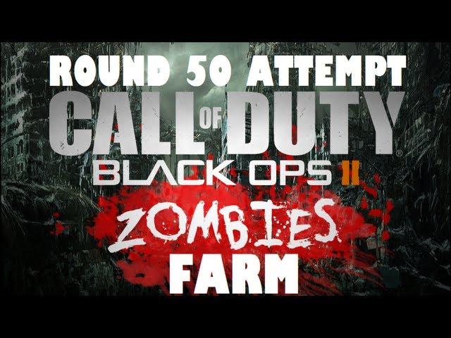 LIVESTREAM! FARM Survival Round 50 Attempt - Call of Duty Black Ops 2 Zombies