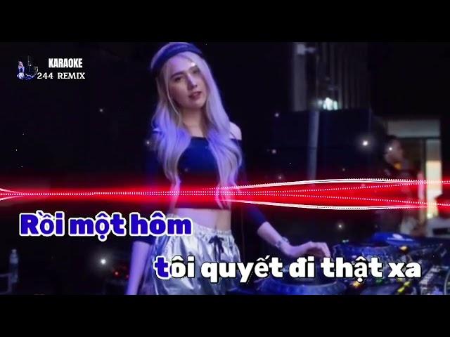 KARAOKE CÔ HÀNG XÓM TONE NAM REMIX