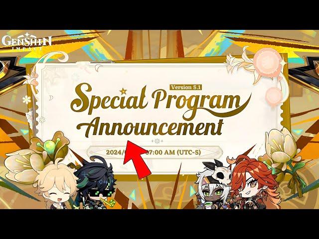 FINALLY!! HOYOVERSE Revealed Version 5.1 SPECIAL PROGRAM LIVESTREAM And NEW Details - Genshin Impact