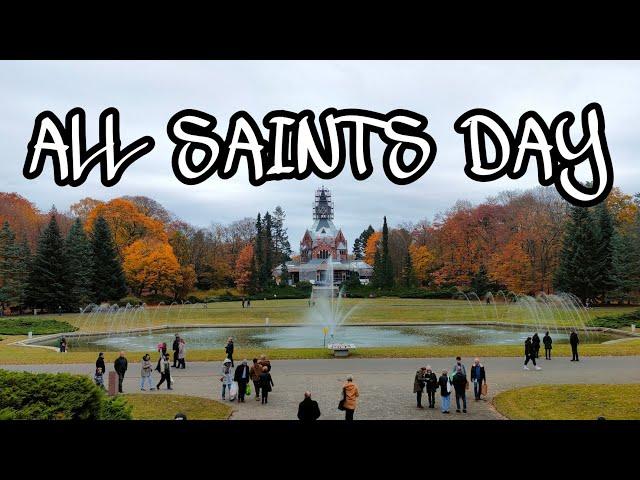 ALL SAINTS DAY 2021! WENT TO THE CENTRAL CEMETERY IN SZCZECIN/THE 3RD LARGEST CEMETERY IN EUROPE!