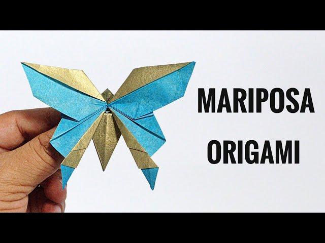 COMO hacer una MARIPOSA  de papel paso a paso (Yukihiko Matsuno ) / origami butterfly