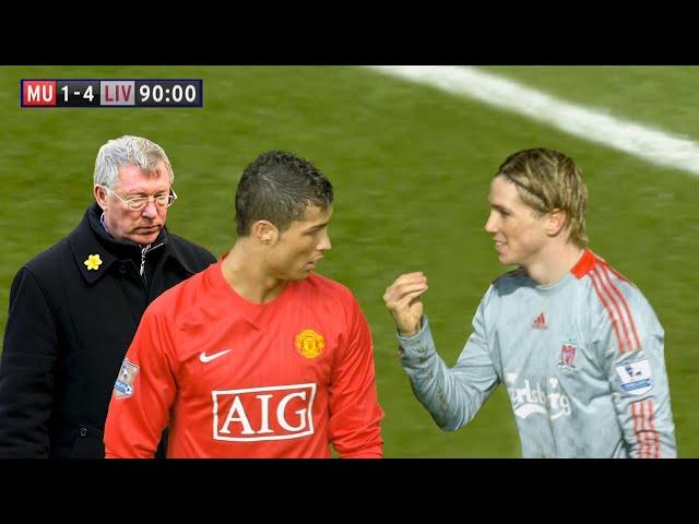 Cristiano Ronaldo & Sir Alex Ferguson will never forget Fernando Torres's performance in this match