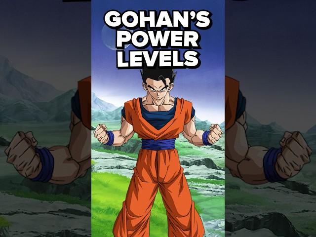 Every Canon Gohan Power Level