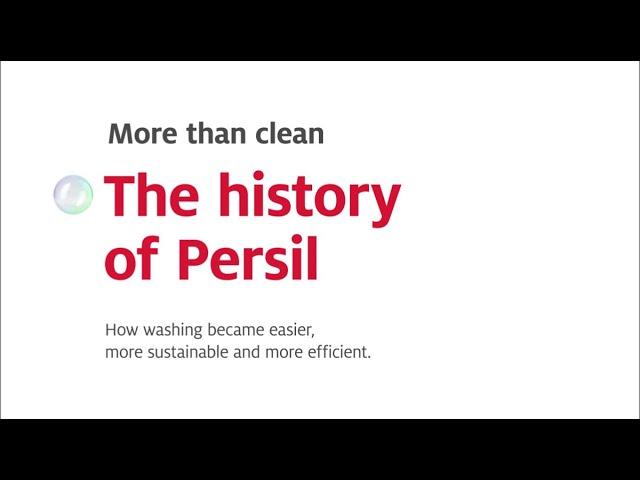 More than clean - a history of Persil