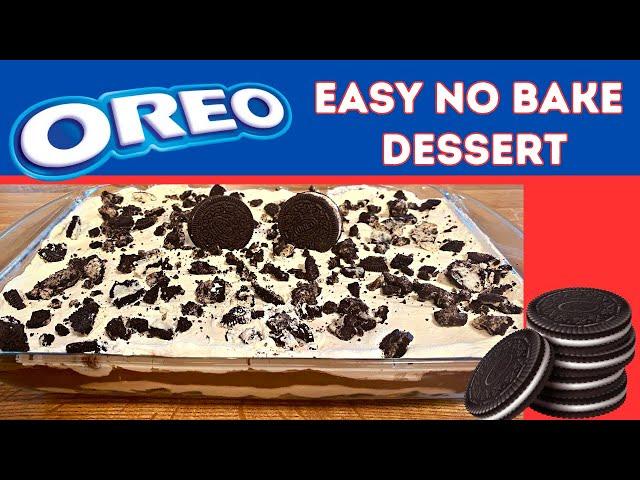 Irresistible NO-BAKE OREO DESSERT - An EASY Chocolatey Delight!