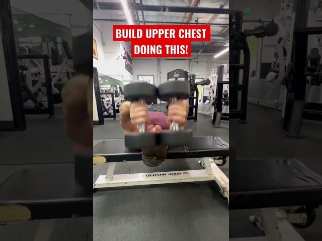 HOW TO BUILD YOUR UPPER CHEST - Do THIS exercise