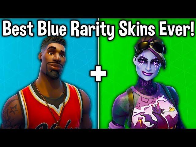 10 BEST 'RARE' SKINS OF ALL TIME! (Fortnite Best Blue Rarity Skins)