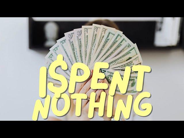 How SPENDING NOTHING Can Change Your Life