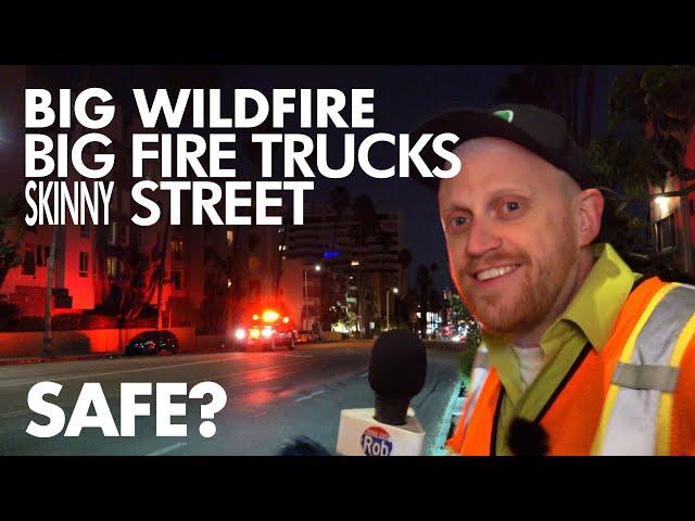 In the News: Big Fire Trucks Want Big Roads (Sunset Fire)