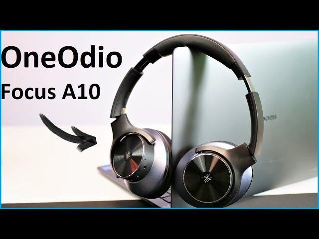 OneOdio Fokus A10 - Güstige Hybrid Noise Cancelling OverEar Kopfhörer mit starken Sound - Moschuss