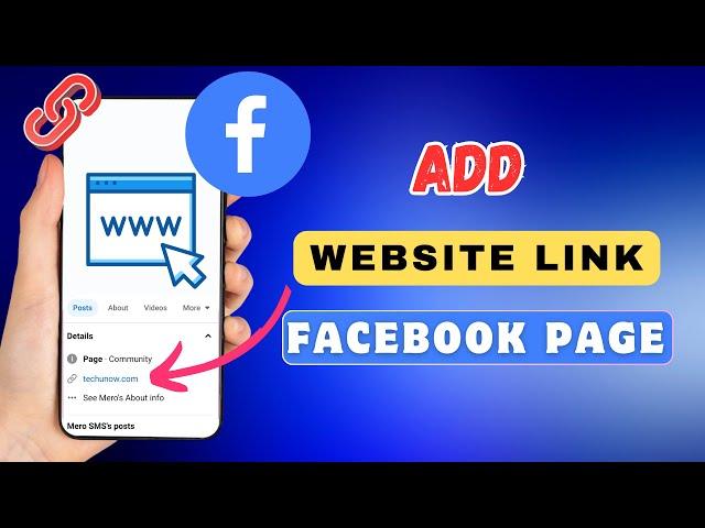 How To Add Website To Facebook Page | Link Website on Facebook Business Page