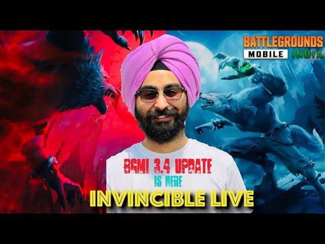  FINALLY BGMI 3.4 UPDATE IS HERE | Invincible LIVE #shorts #shortsfeed #bgmilive #pubglive