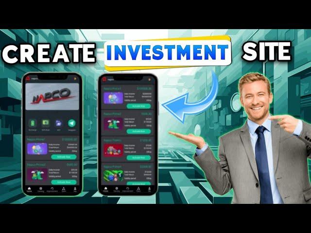 Investment Website Kaise Banaye |How To Create Own Investment Website| Only 15 Minute #hipstarshop