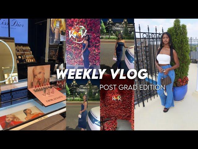 Weekly Vlog | D.C Trip, Shopping + hauls, skin care routine, working out + more