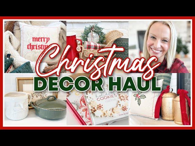 HUGE CHRISTMAS DECOR HAUL 2024 | WALMART, TARGET, AMAZON CHRISTMAS DECOR IDEAS