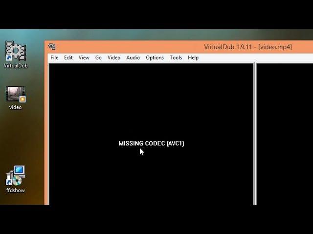 How to Fix VirtualDub 'Missing codec AVC1' error