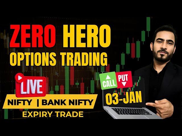 Live Trading Nifty Banknifty Options | Nifty Expiry Option Trade | 03-Jan | #livetrading