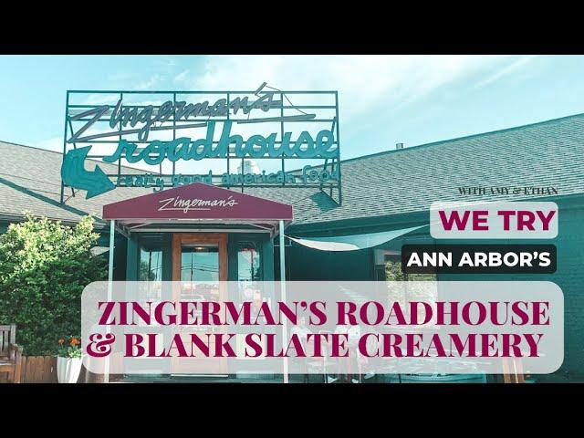 Foodie REVIEW: Ann Arbor's 2 Coolest Spots | We Try Zingerman's Roadhouse & Blank Slate Creamery