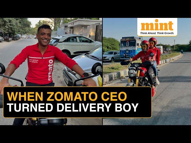 Watch: Zomato Founder Deepinder Goyal Stopped At Mall Entrance While Collecting Order, Then…