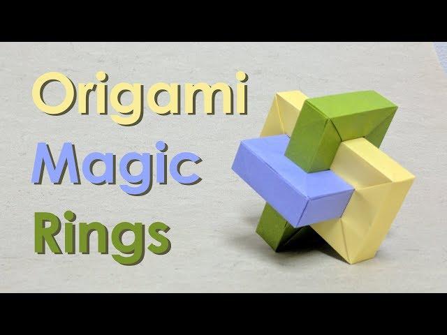 Origami Tutorial: Impossible Rectangle "Umulius Rectangulum" aka Magic Rings (Thoki Yenn)