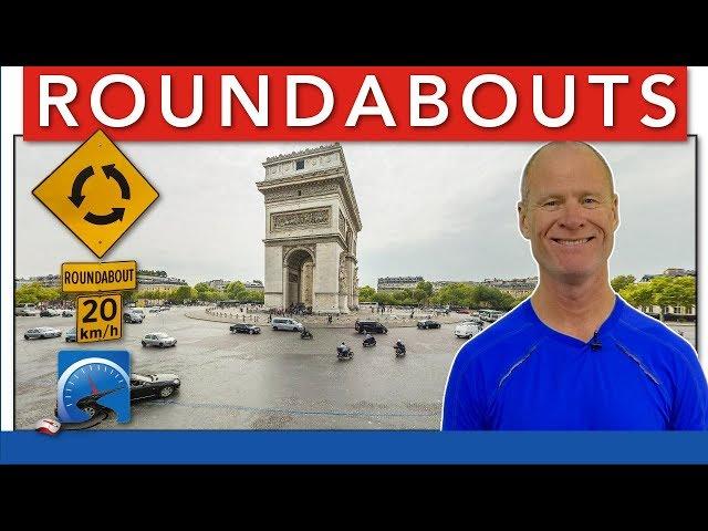 How to Drive Through Roundabouts :: Driving Lesson to Pass A Road Test