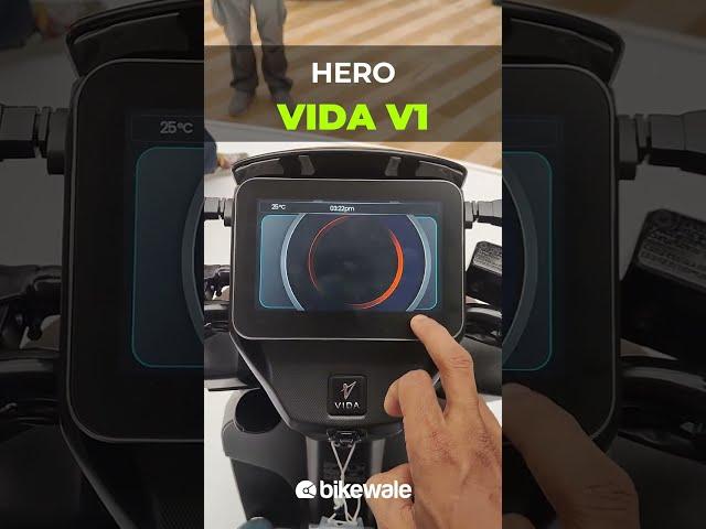 Hero Vida V1 Pro Electric Scooter Touchscreen Display Explained #shorts #HeroVida #VidaEV