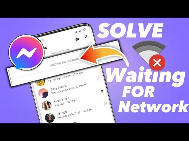 How To Fix Facebook Messenger waiting for network Issue | Solve Messenger waiting for network Error