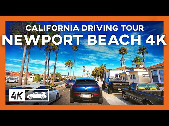 California Driving Tour: Newport Beach California 4K