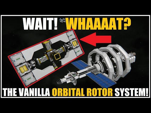 [SPACE ENGINEERS] VANILLA ORBITAL ROTOR SYSTEM! by Kelevra - TUTORIAL