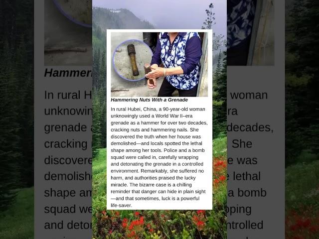 Hammering Nuts With a Grenade