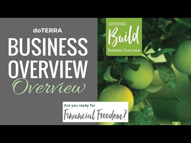 doTERRA Business Overview Overview