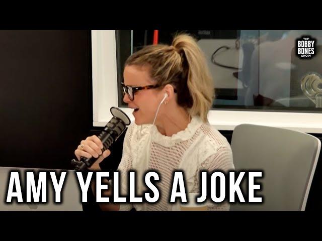 Amy Yells the Morning Corny Joke