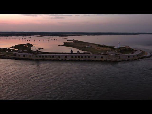 Hurst Castle, Milford on Sea - Drone Footage