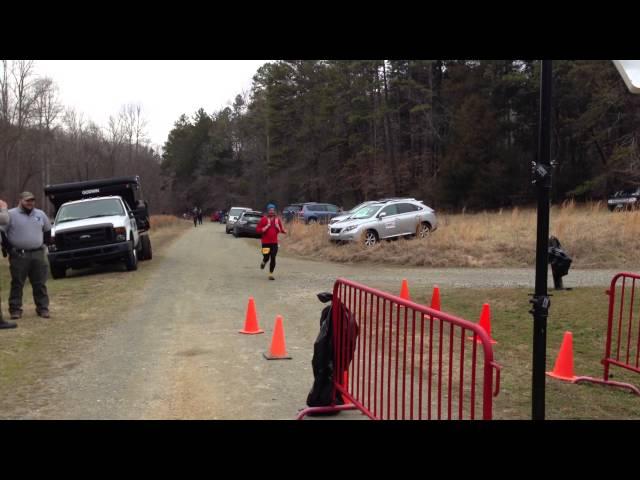 Finish line at the Pilot Mountain Payback