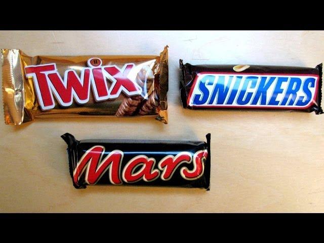 Mars Snickers Twix