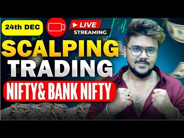 Banknifty & Nifty Live Optionstrading | 24 December | Zero Hero live trade #banknifty #nifty