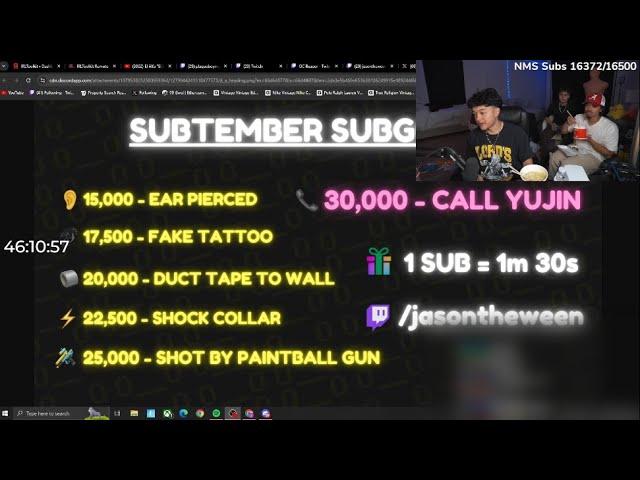 Jason's Subathon Goals Are INSANE..