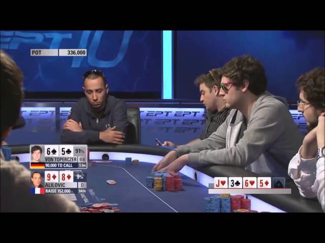 Bluff vs Full House - VON TOPERCZER vs ALILOVIC - EPT 10 Grand Final - Poker Highlight