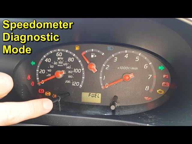 Speedometer Cluster Diagnostic Test - Nissan Micra K12