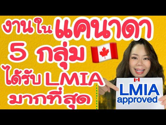 งานในแคนาดา 5 กลุ่มที่ได้รับอนุมัติ LMIA ในปี 2024 มากที่สุด มีงานฟาร์มด้วย ข้อมูลจาก ESDC  EP132